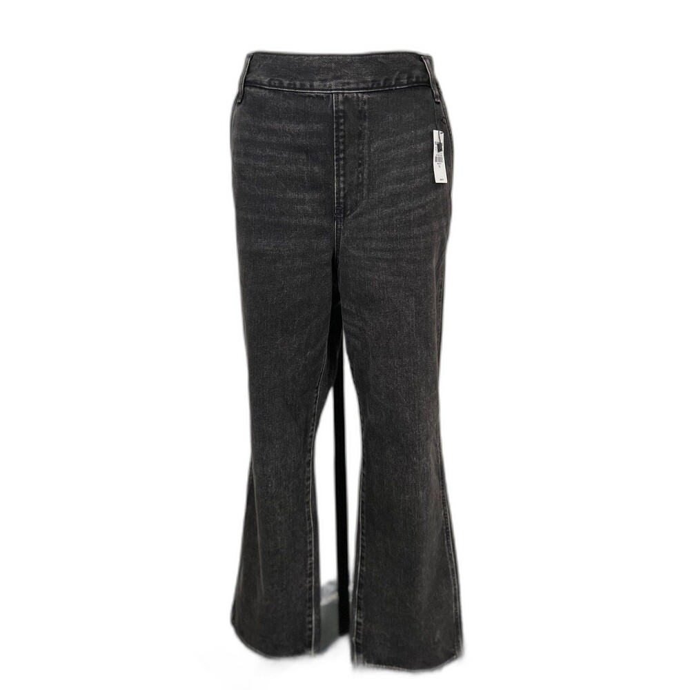 NWT Express Black wash Straight Ankle Hi-Rise Women's (12L) #327